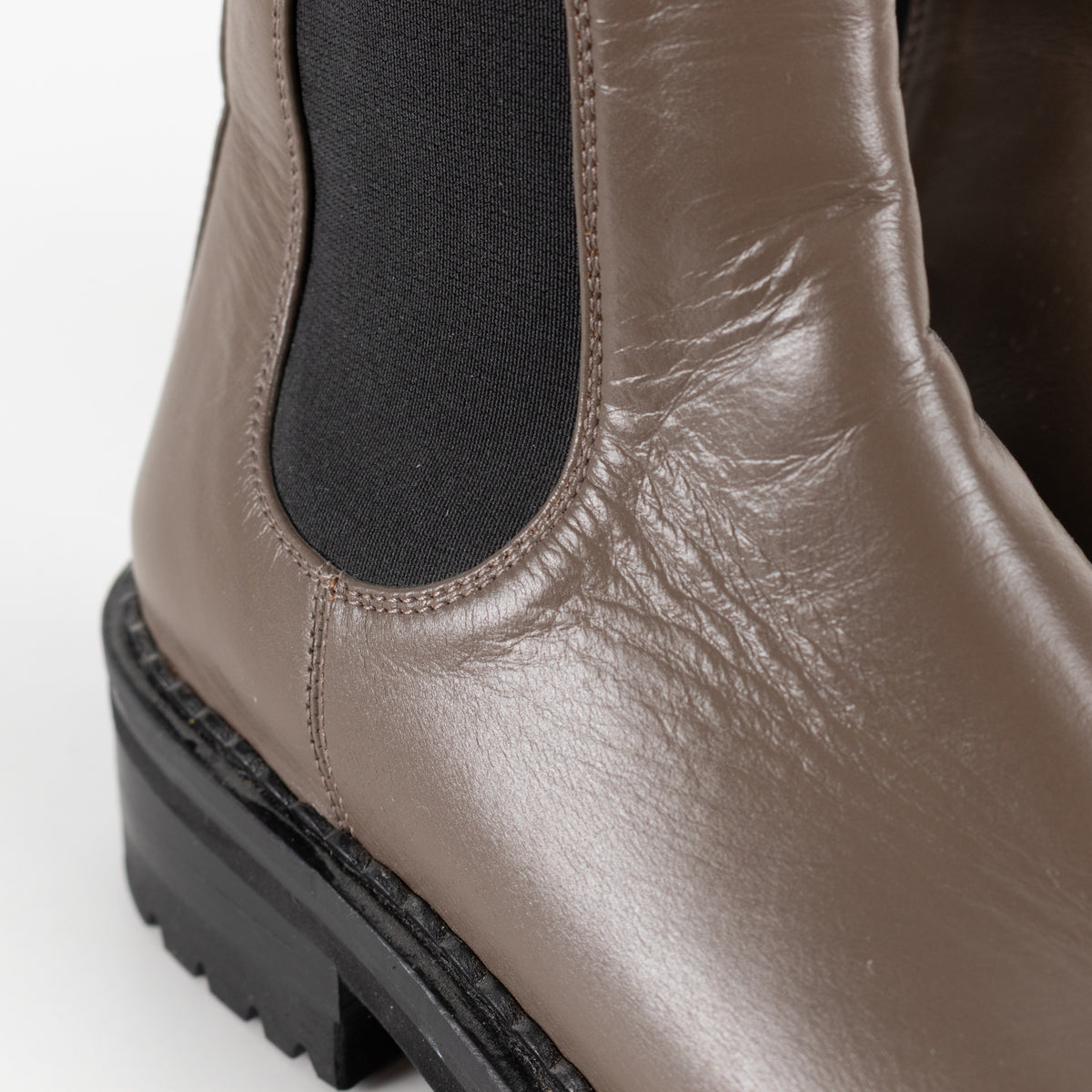 Me+Em Taupe Chunky Chelsea Leather Boots UK 4 - Image 15