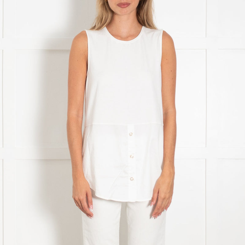 Me+Em White Classic Tail Layering Shirt - Image 2
