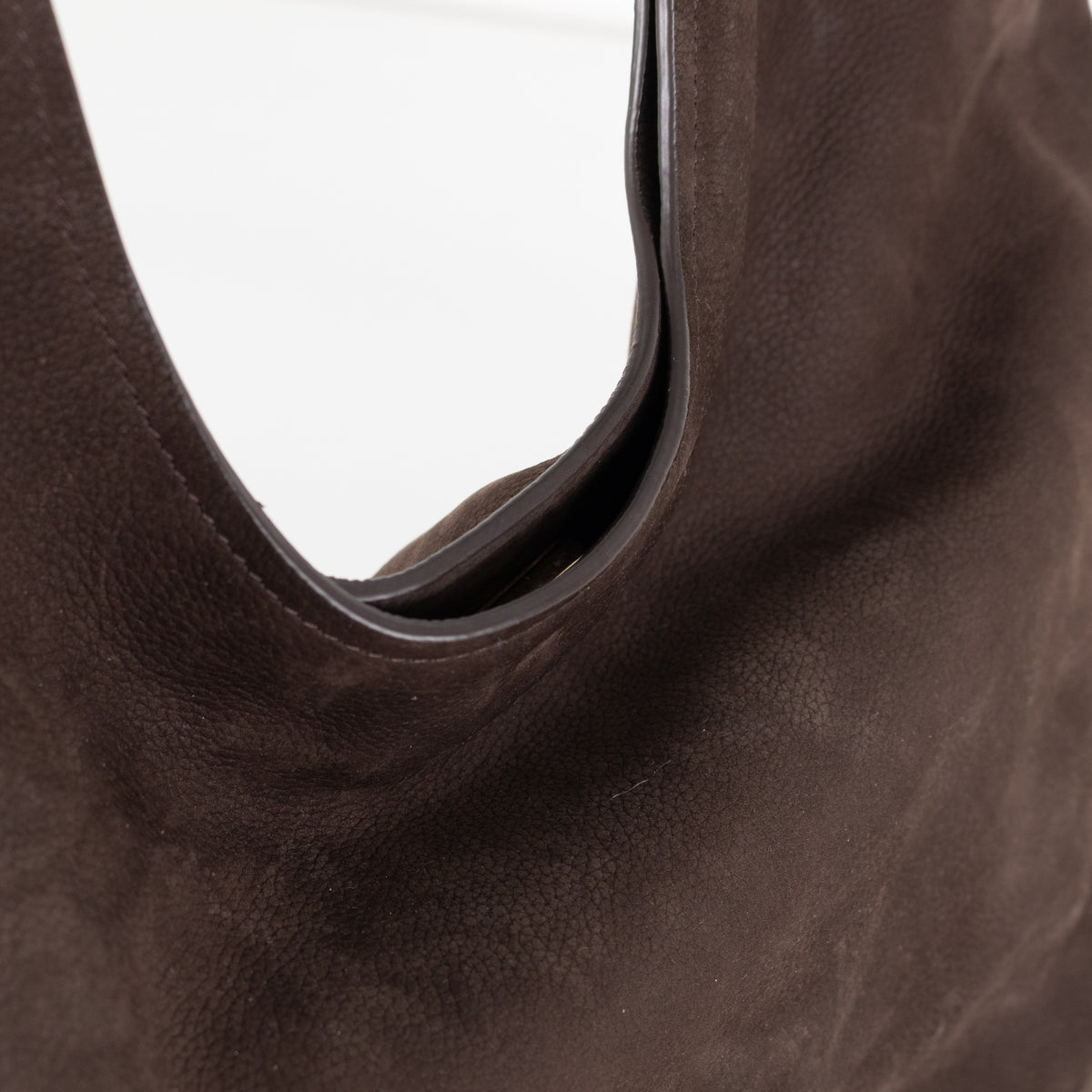 Michael Kors Brown Pebbled Leather Hobo Bag - Image 13
