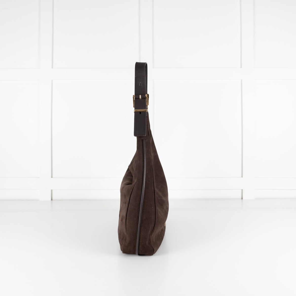 Michael Kors Brown Pebbled Leather Hobo Bag - Image 4