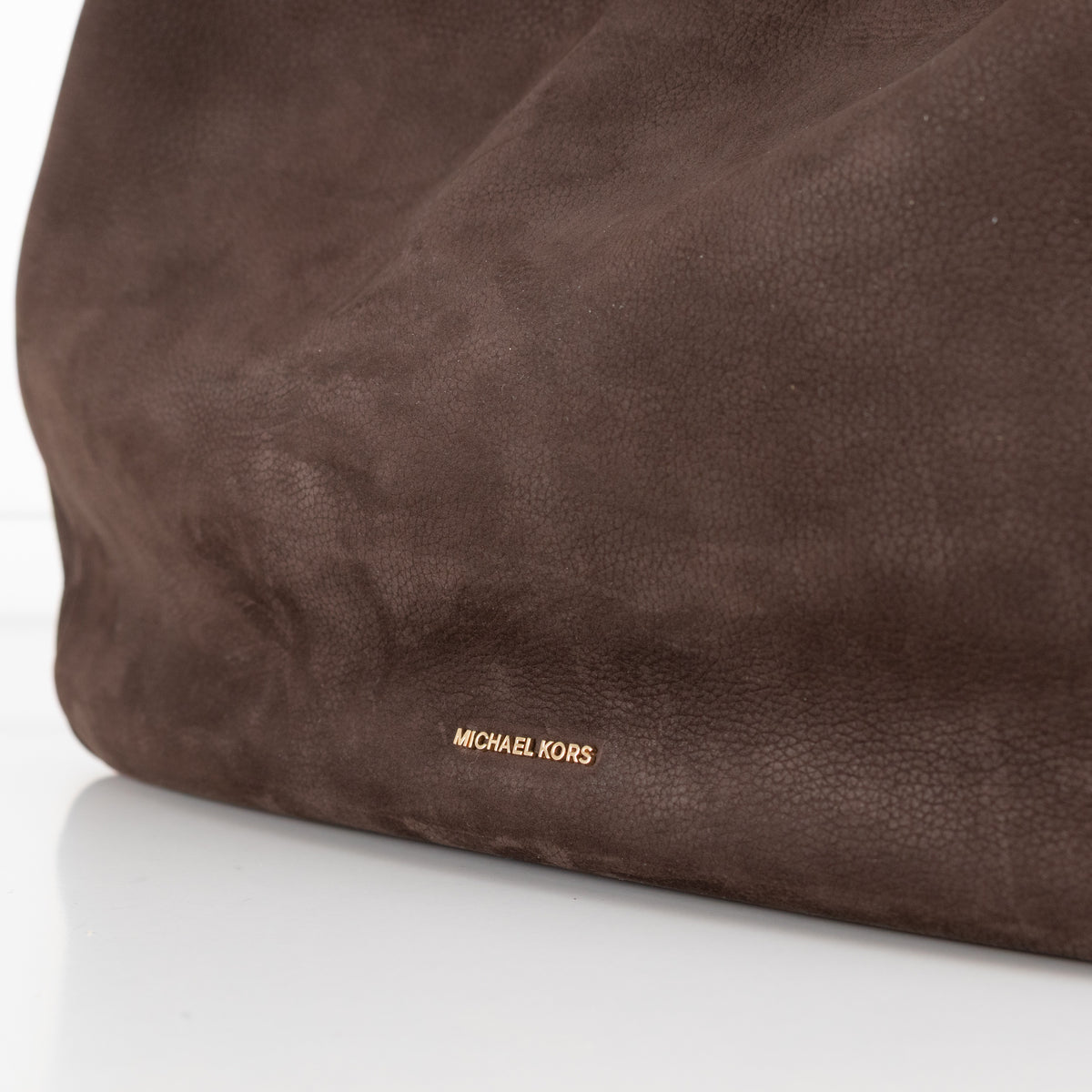 Michael Kors Brown Pebbled Leather Hobo Bag - Image 7
