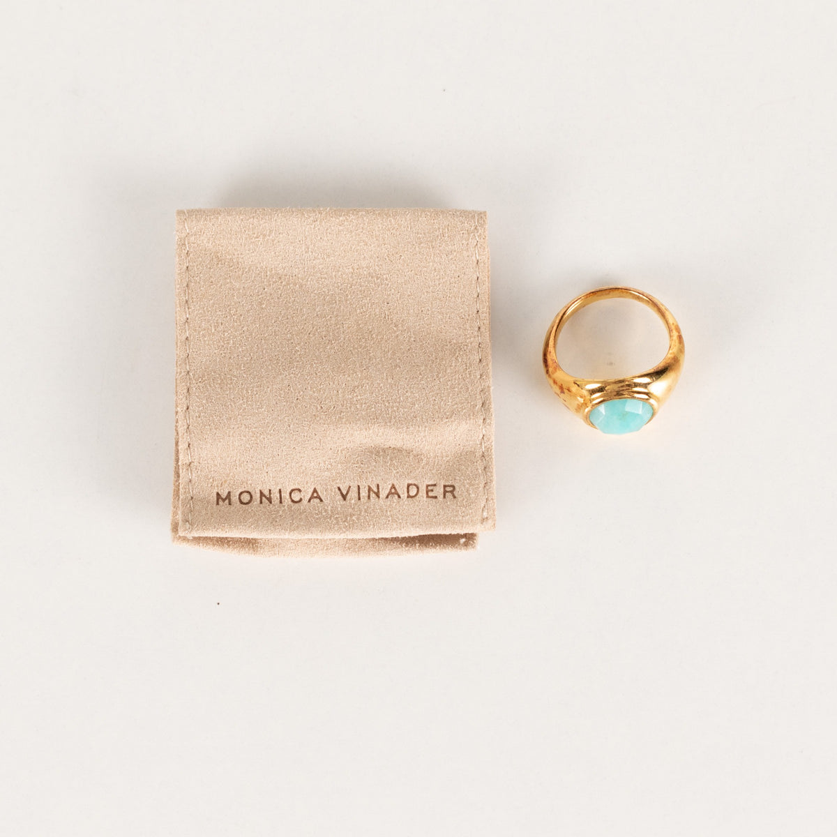 Monica Vinader Eclipse Gemstone Signet Ring - Image 4