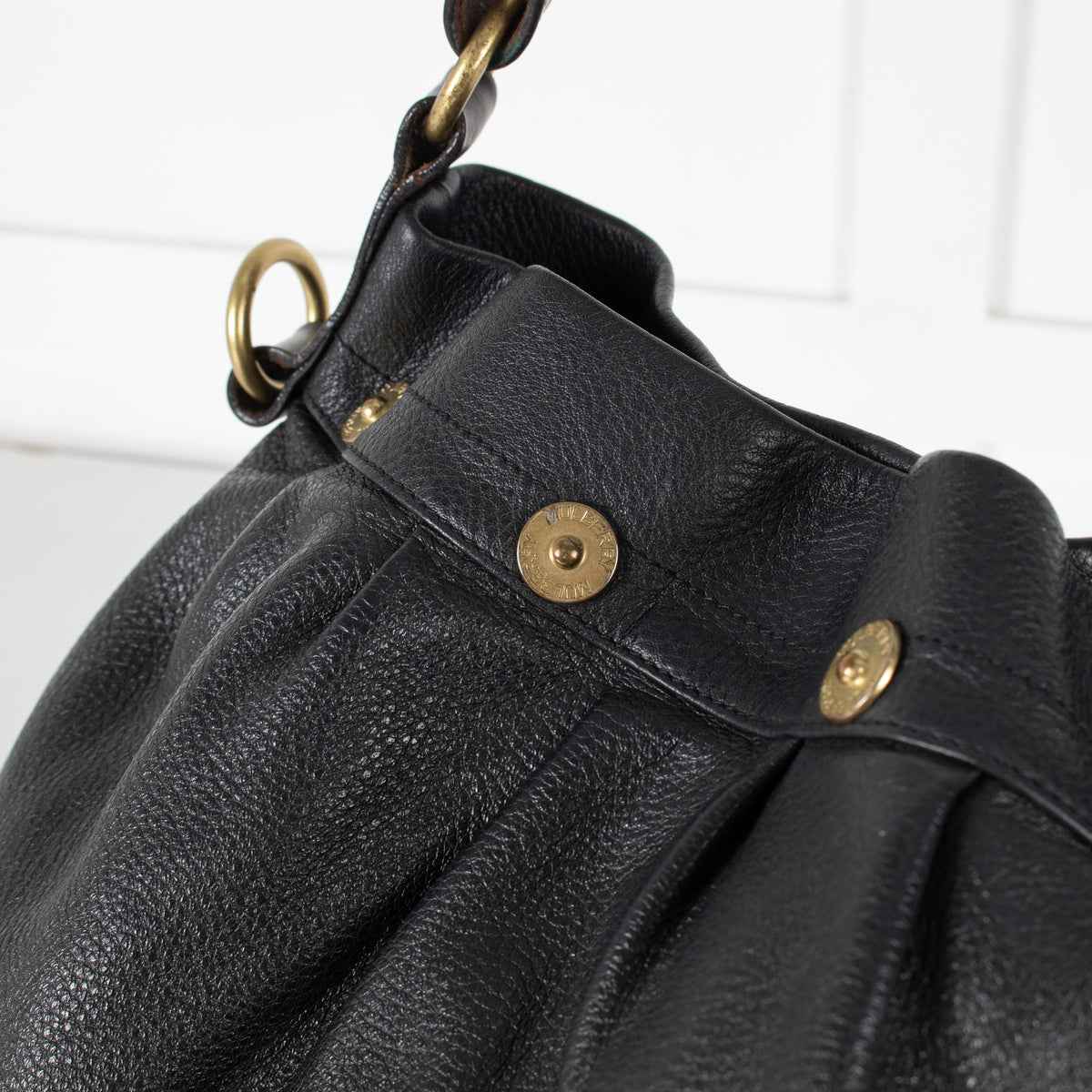 Mulberry Black Mitzy Leather Tote Bag - Image 8