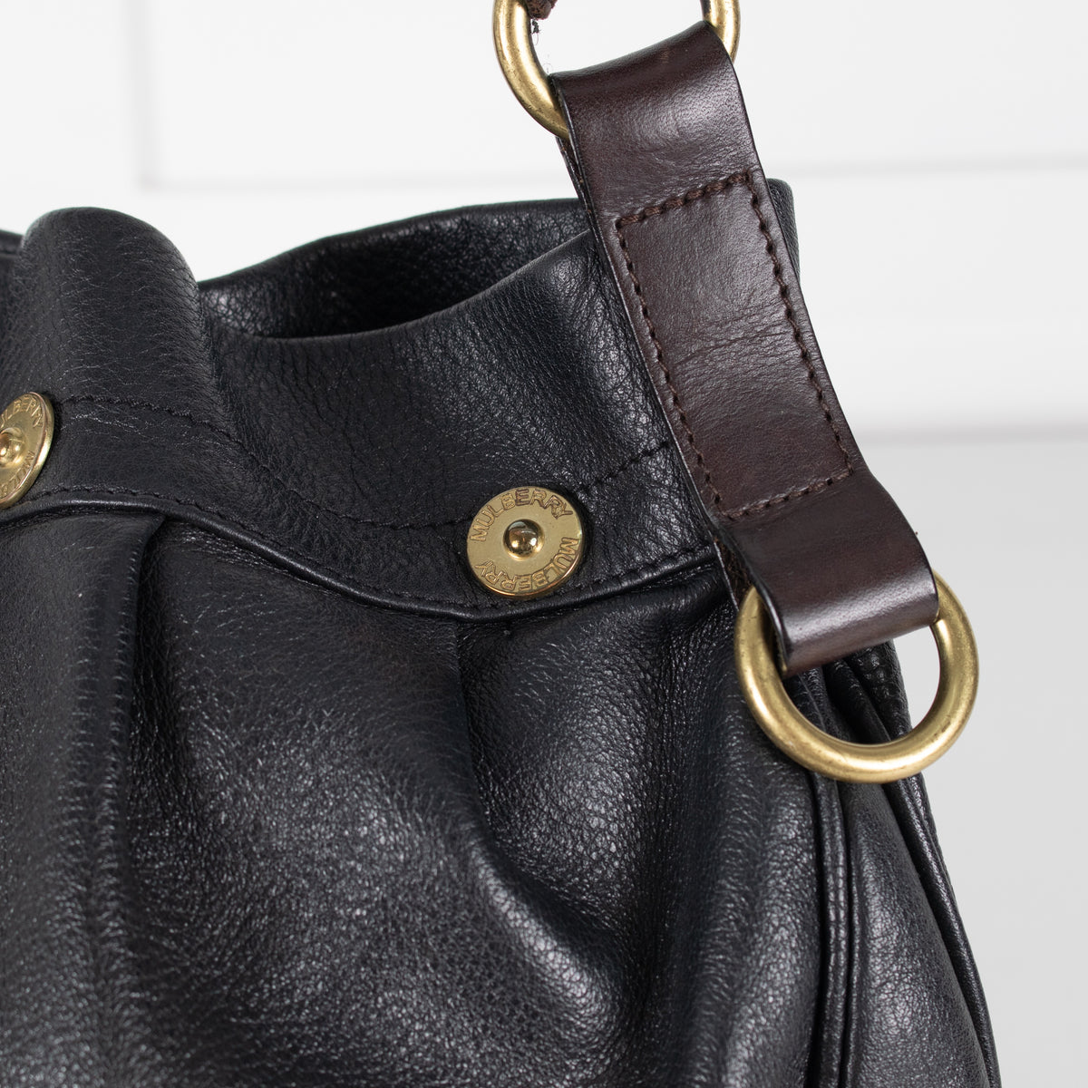 Mulberry Black Mitzy Leather Tote Bag - Image 9