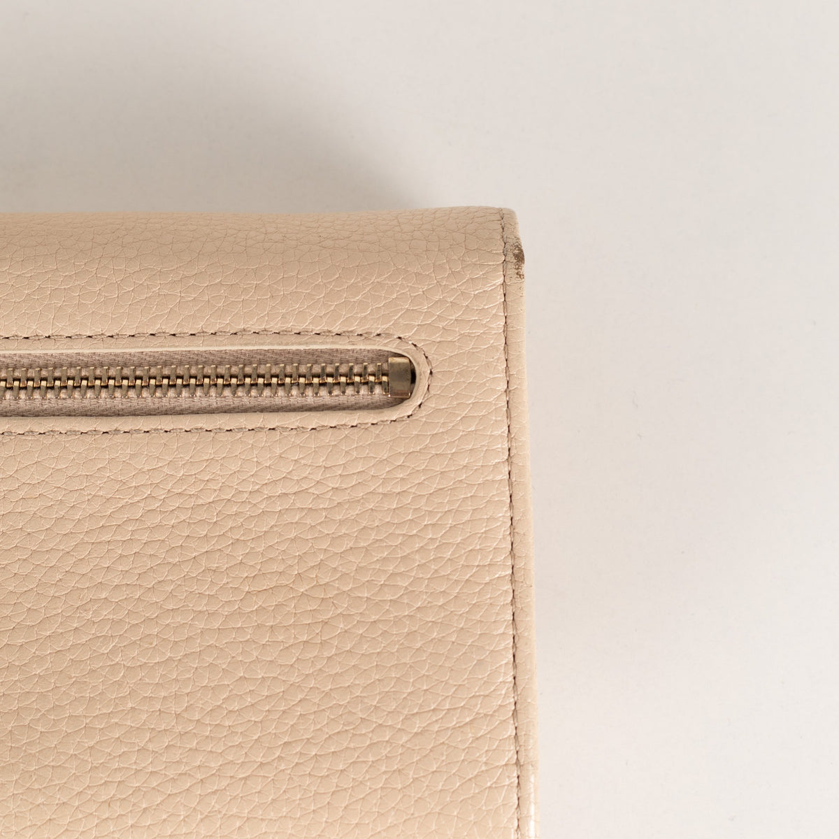 Mulberry Cream Pebbled Leather Wallet Purse - Image 10