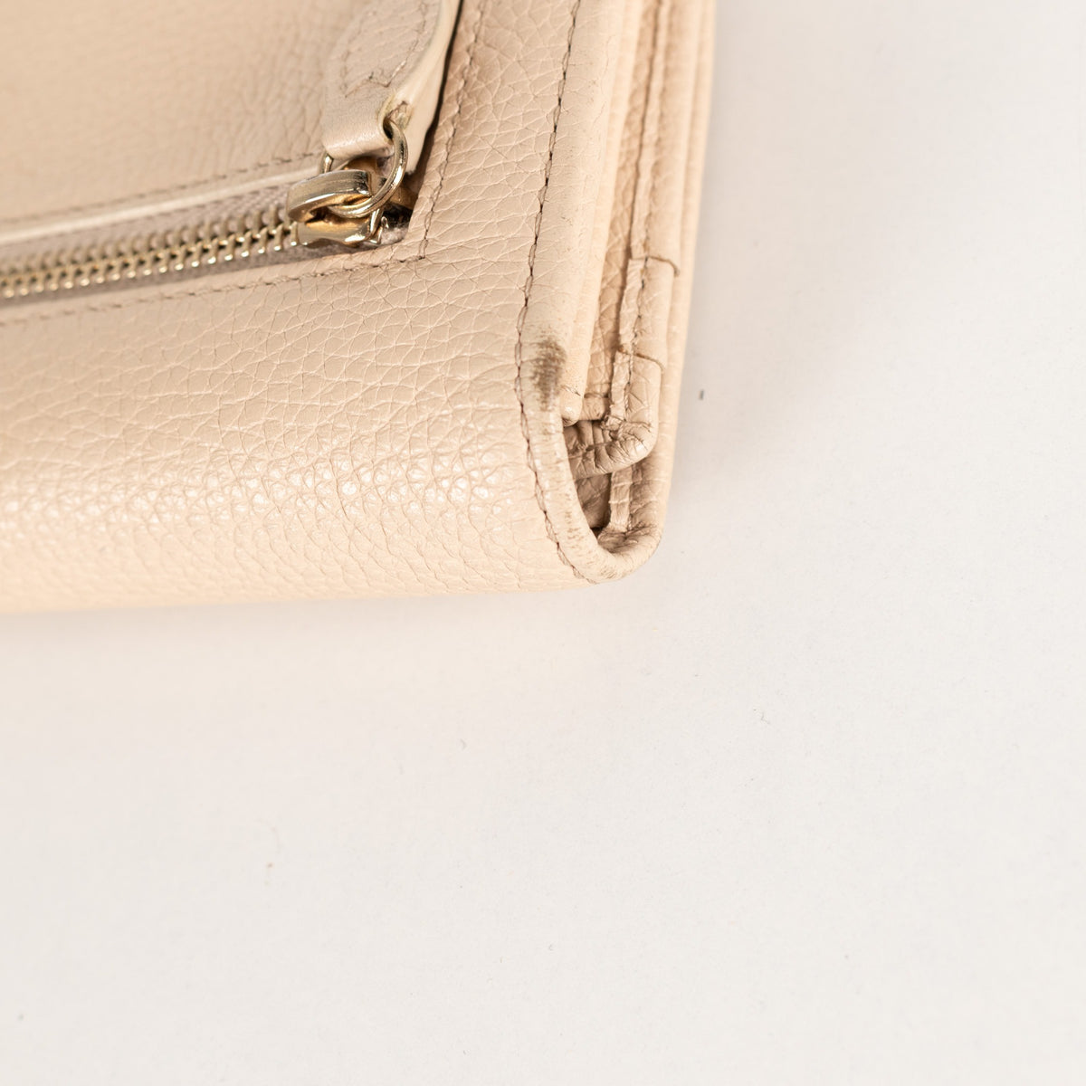 Mulberry Cream Pebbled Leather Wallet Purse - Image 11