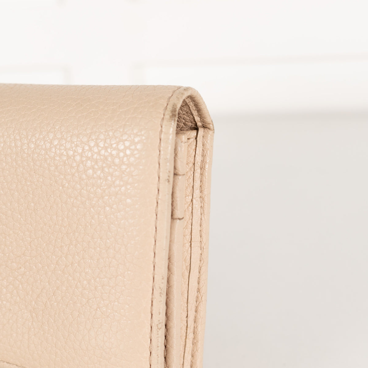 Mulberry Cream Pebbled Leather Wallet Purse - Image 8