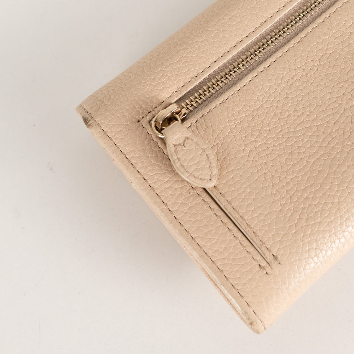 Mulberry Cream Pebbled Leather Wallet Purse - Image 9