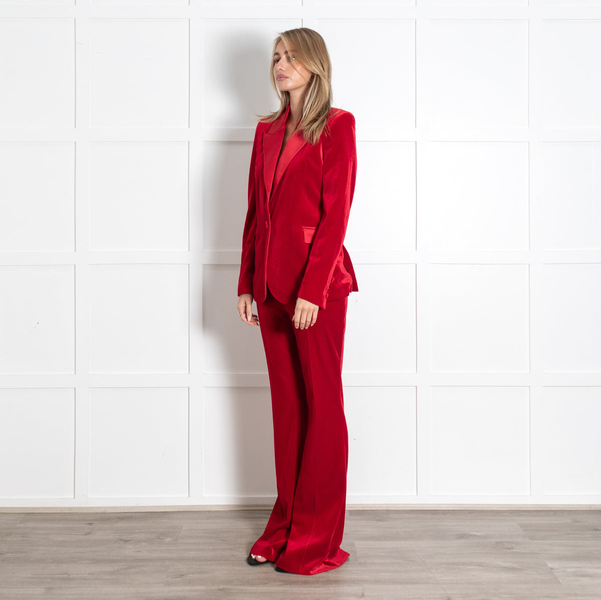 Beatrice Red Blazer - Image 3