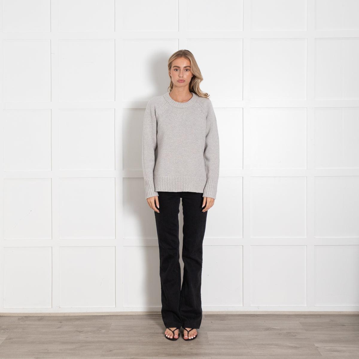navygrey Grey Knit Sweater - Image 1