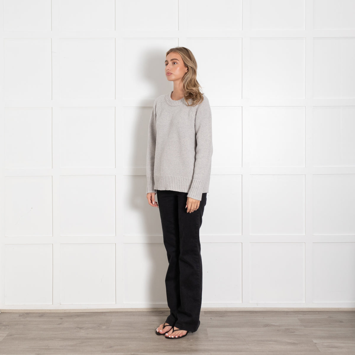 navygrey Grey Knit Sweater - Image 3