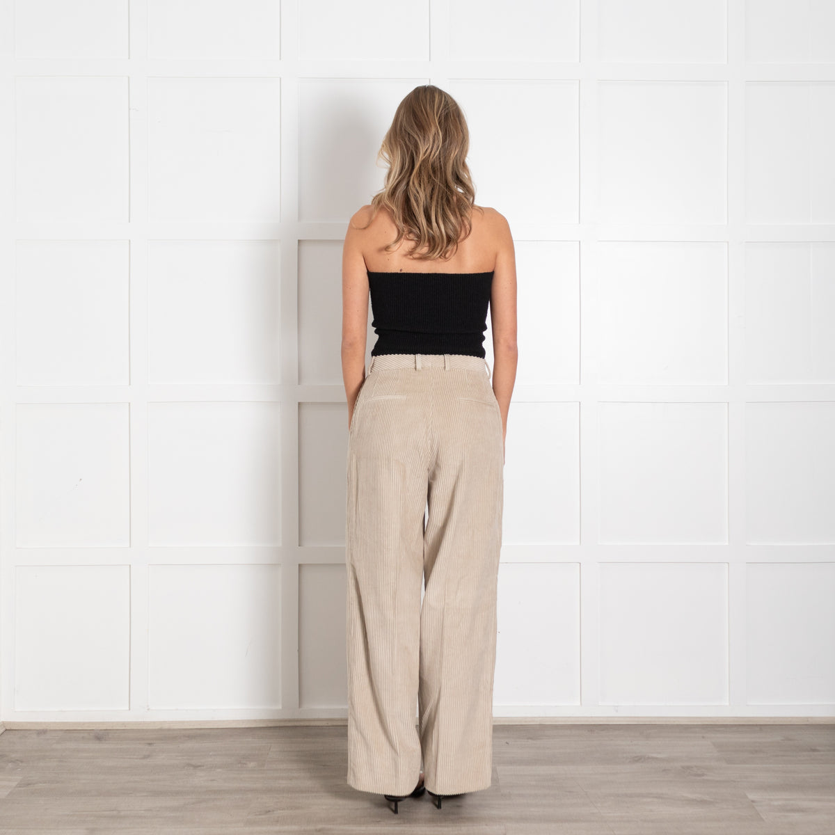Officine Generale Beige Corduroy Trousers - Image 5