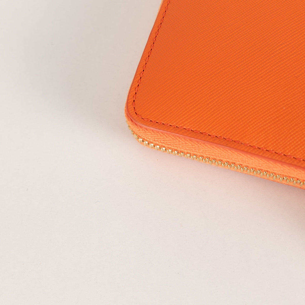 Patek Philippe Orange Textured Leather Wallet with Box - Image 11