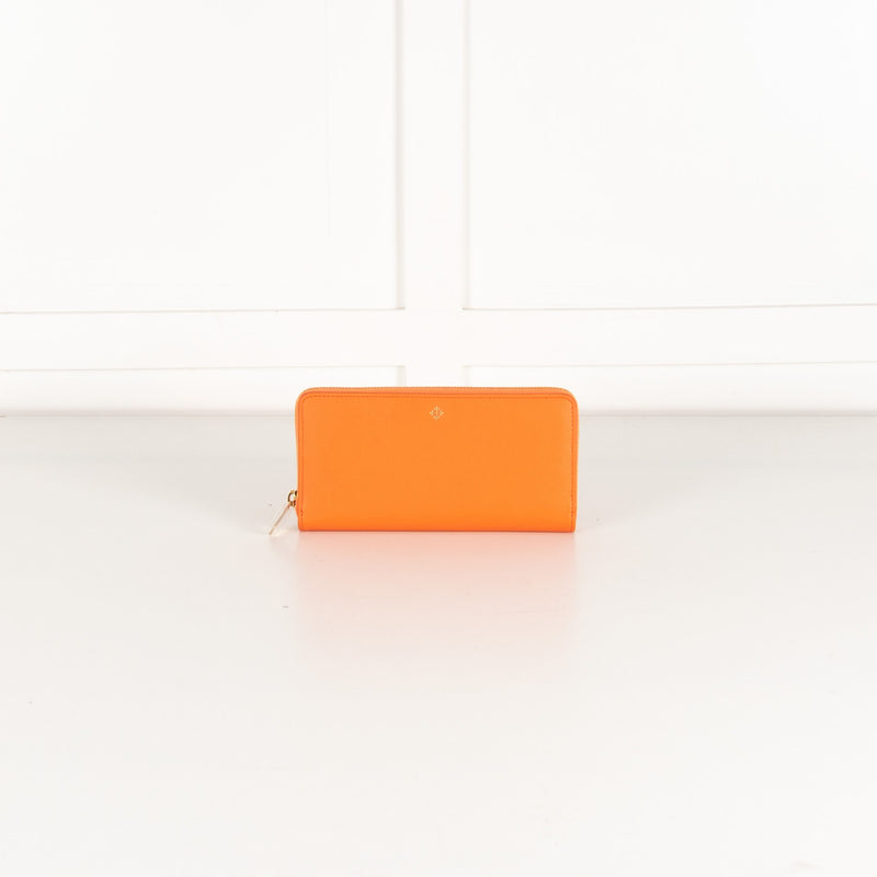 Patek Philippe Orange Textured Leather Wallet with Box - Image 2
