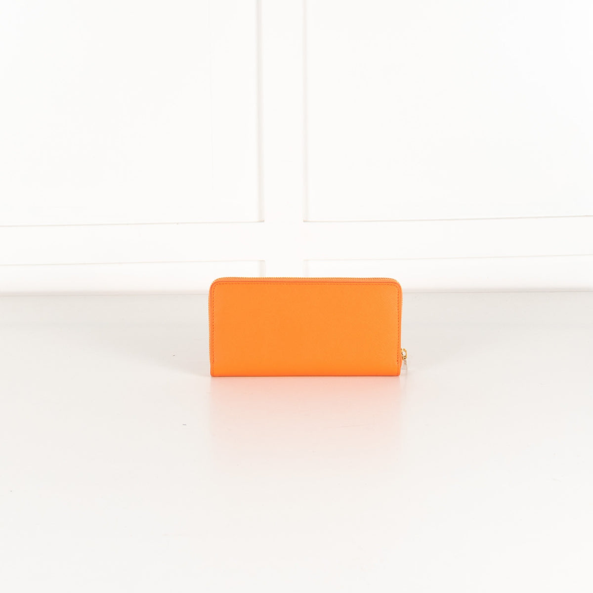 Patek Philippe Orange Textured Leather Wallet with Box - Image 4