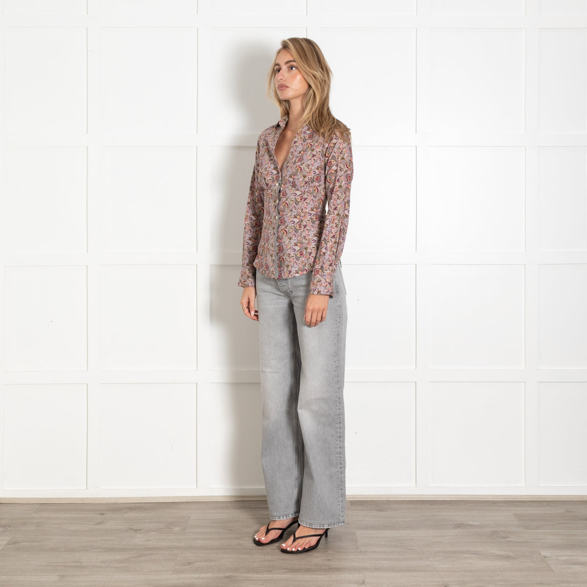 Paul Smith Black Label Multicolour Paisley Print Button Down Shirt - Image 3