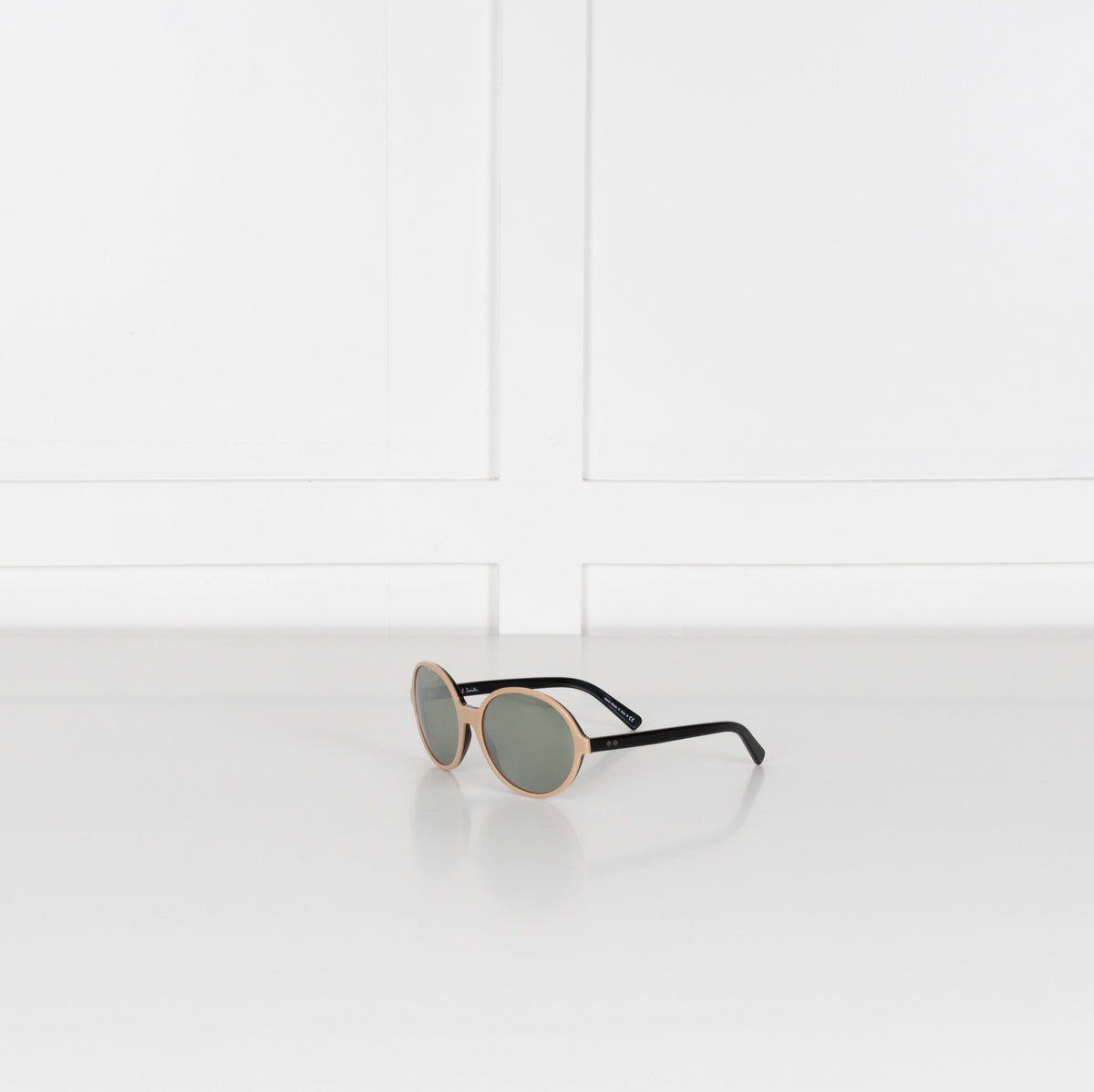 Paul Smith Elodie Beige Black Mirrored Sunglasses - Image 1