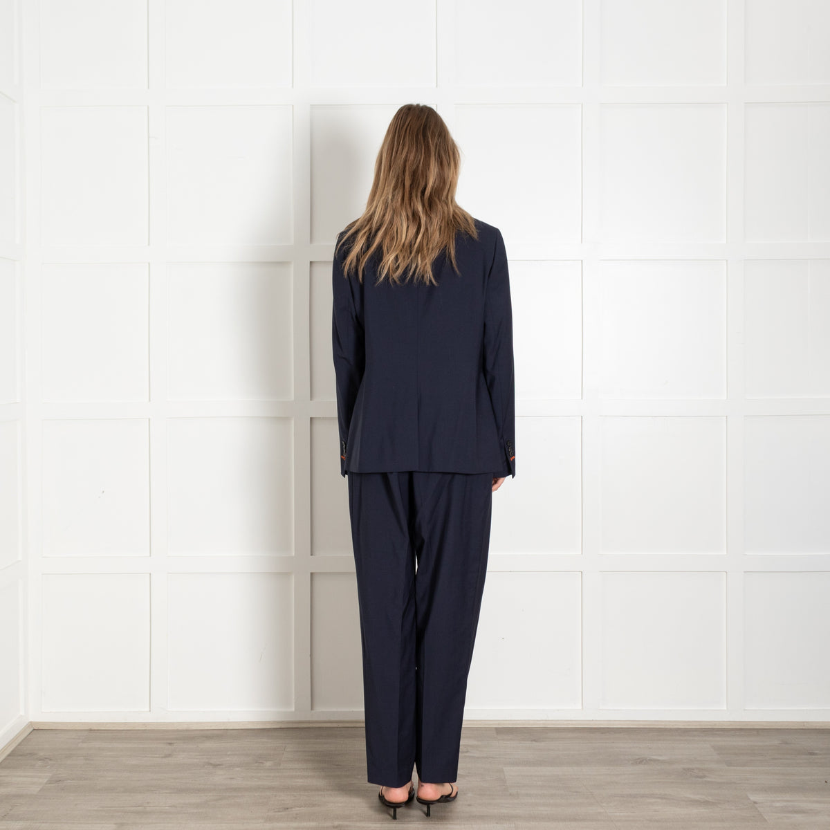 Paul Smith Navy Double-Breasted Blazer - Image 5