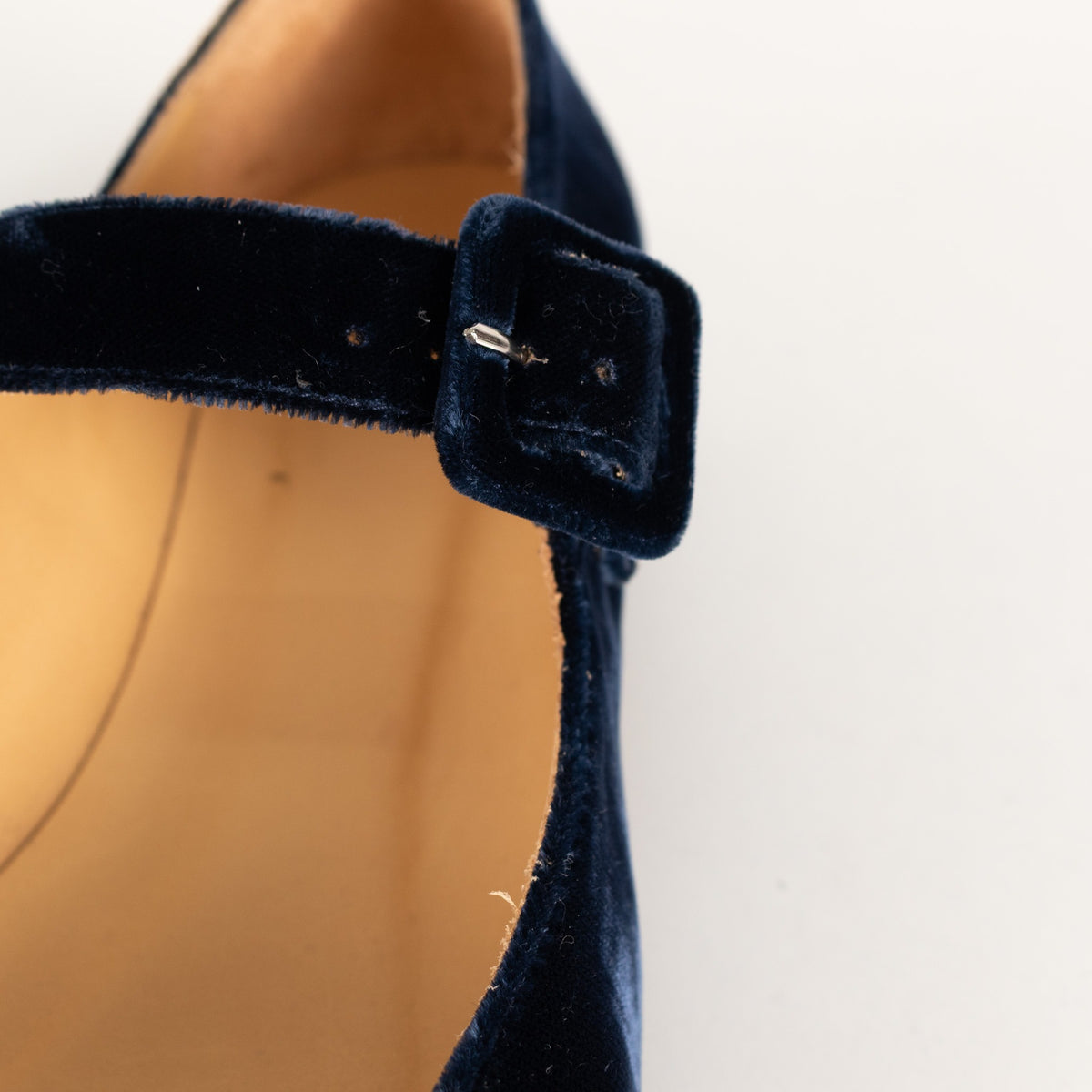 Penelope Chilvers Navy Velvet Mary Jane Shoes - Image 10