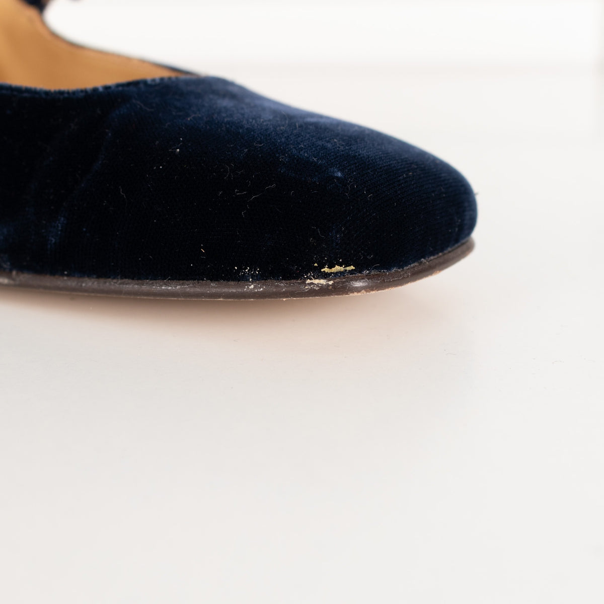 Penelope Chilvers Navy Velvet Mary Jane Shoes - Image 13