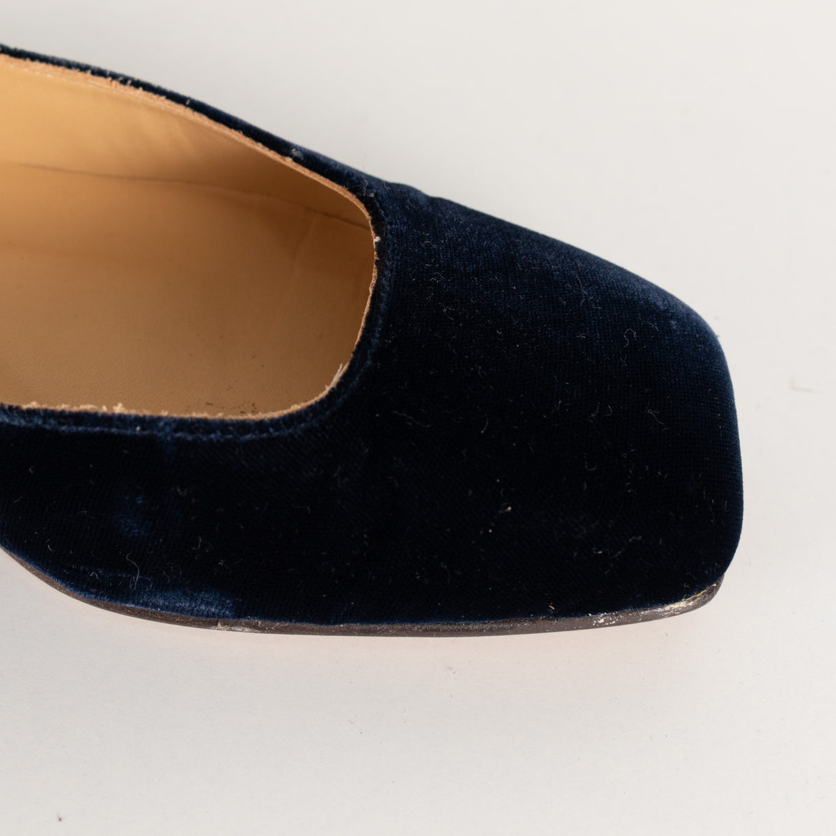 Penelope Chilvers Navy Velvet Mary Jane Shoes - Image 14