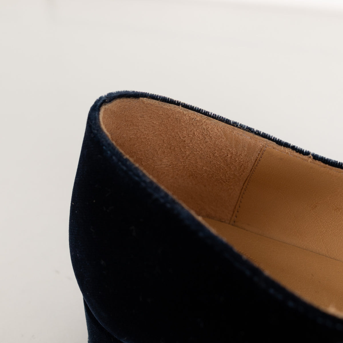 Penelope Chilvers Navy Velvet Mary Jane Shoes - Image 15
