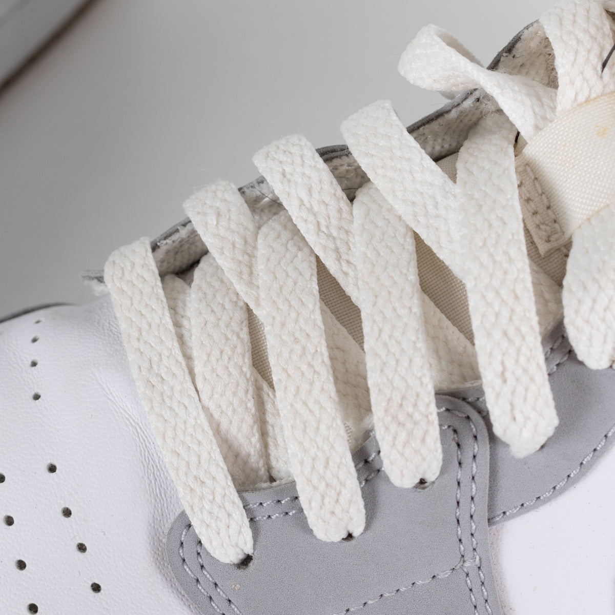 Nike Air Jordan White Grey High Top Trainers