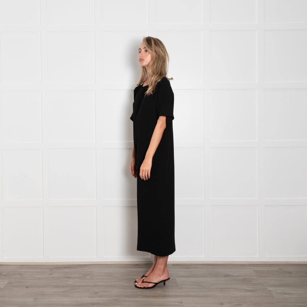 Laboratorio Capri Black Drop Sleeve jumpsuit