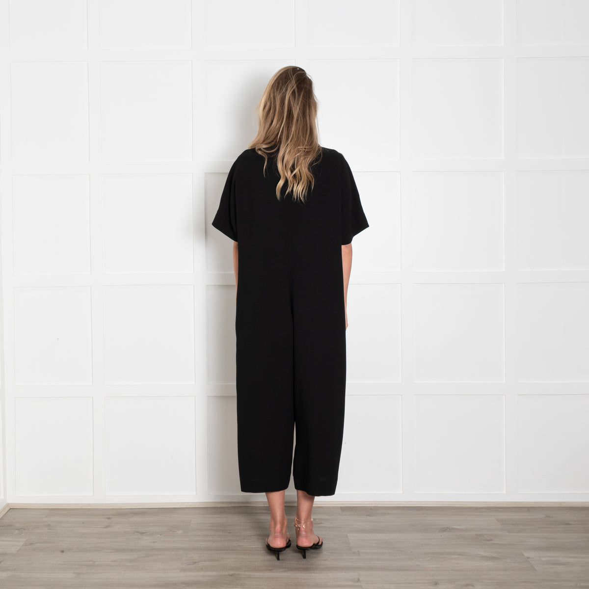 Laboratorio Capri Black Drop Sleeve jumpsuit