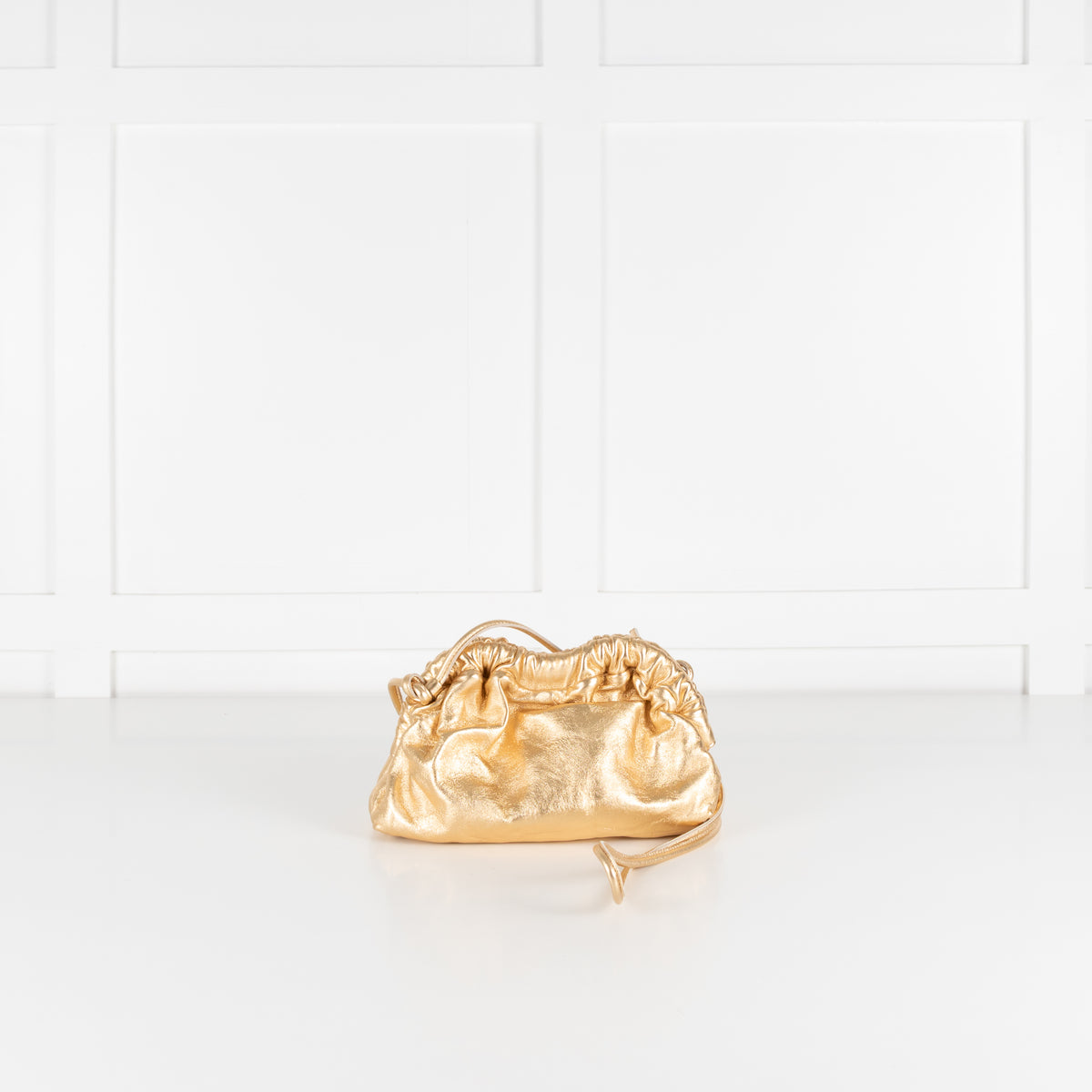 Mansur Gavriel Gold Mini Cloud Cross Body Bag