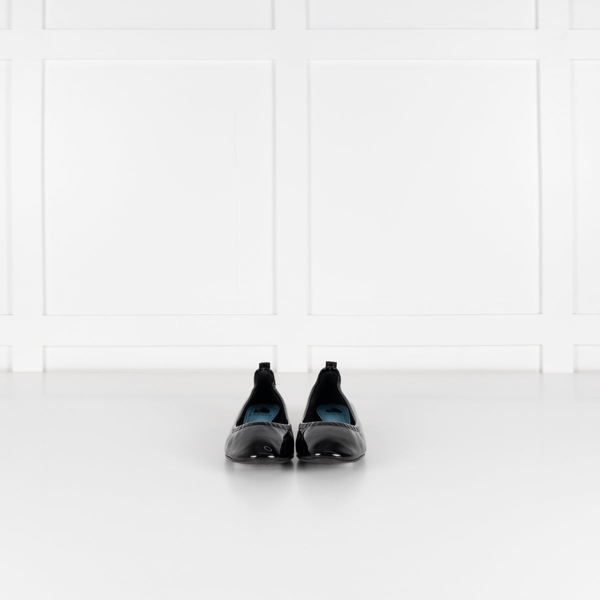 Lanvin Black Patent Ballerina Shoe