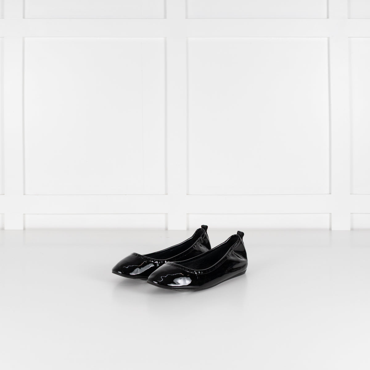 Lanvin Black Patent Ballerina Shoe