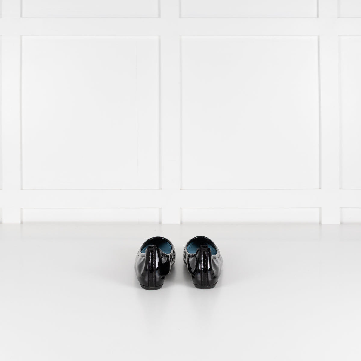 Lanvin Black Patent Ballerina Shoe