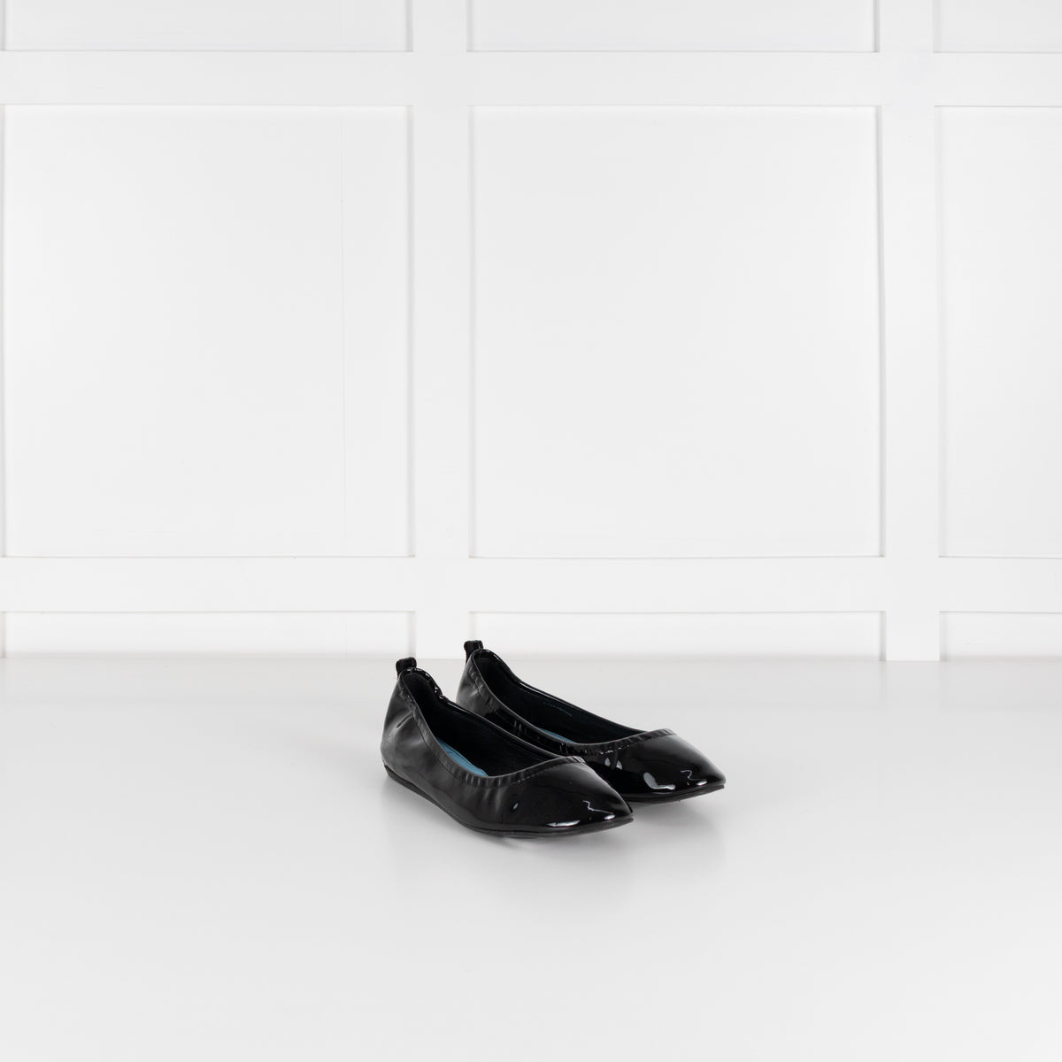 Lanvin Black Patent Ballerina Shoe