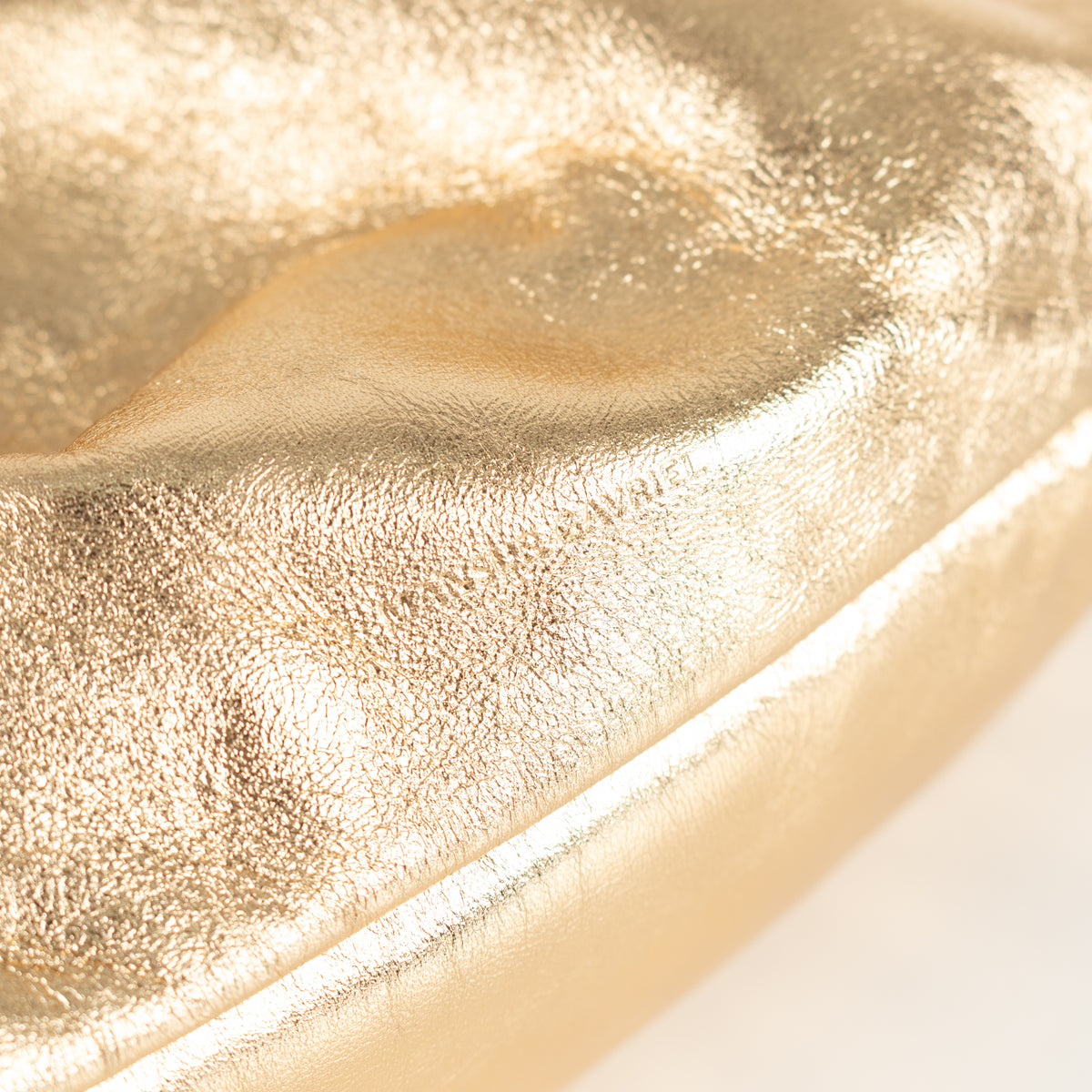 Mansur Gavriel Gold Mini Cloud Cross Body Bag