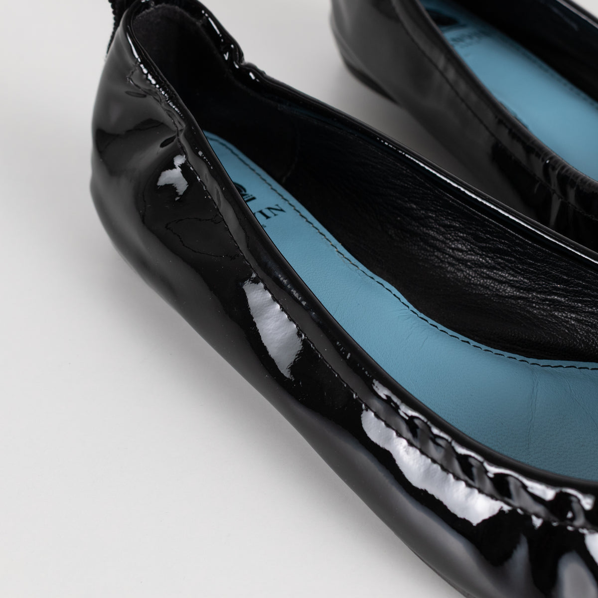 Lanvin Black Patent Ballerina Shoe