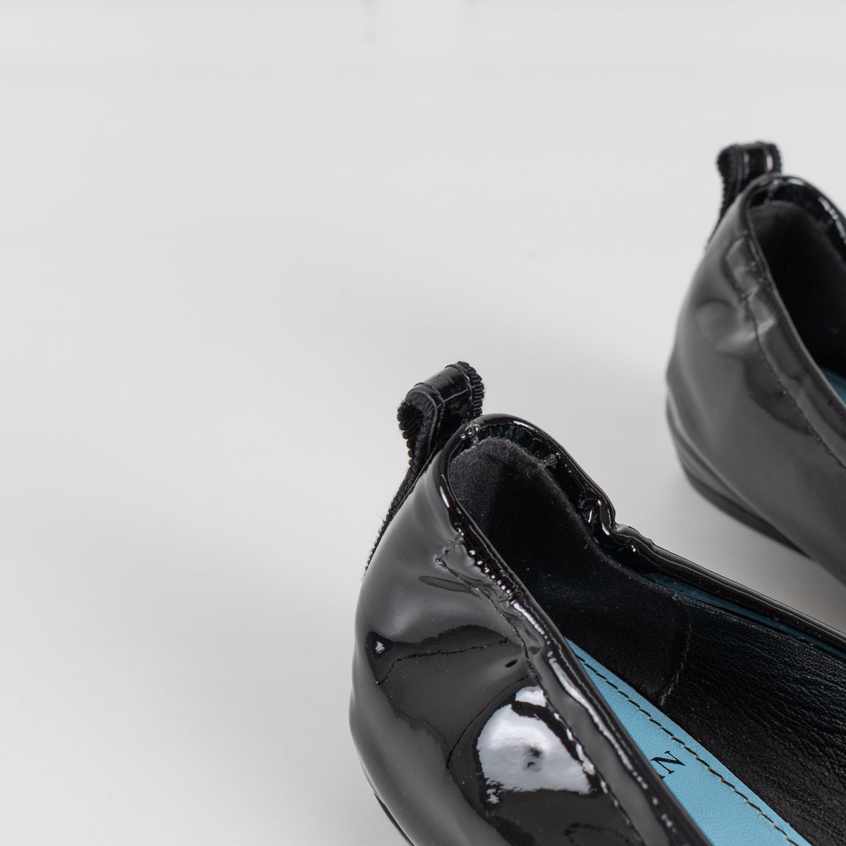 Lanvin Black Patent Ballerina Shoe
