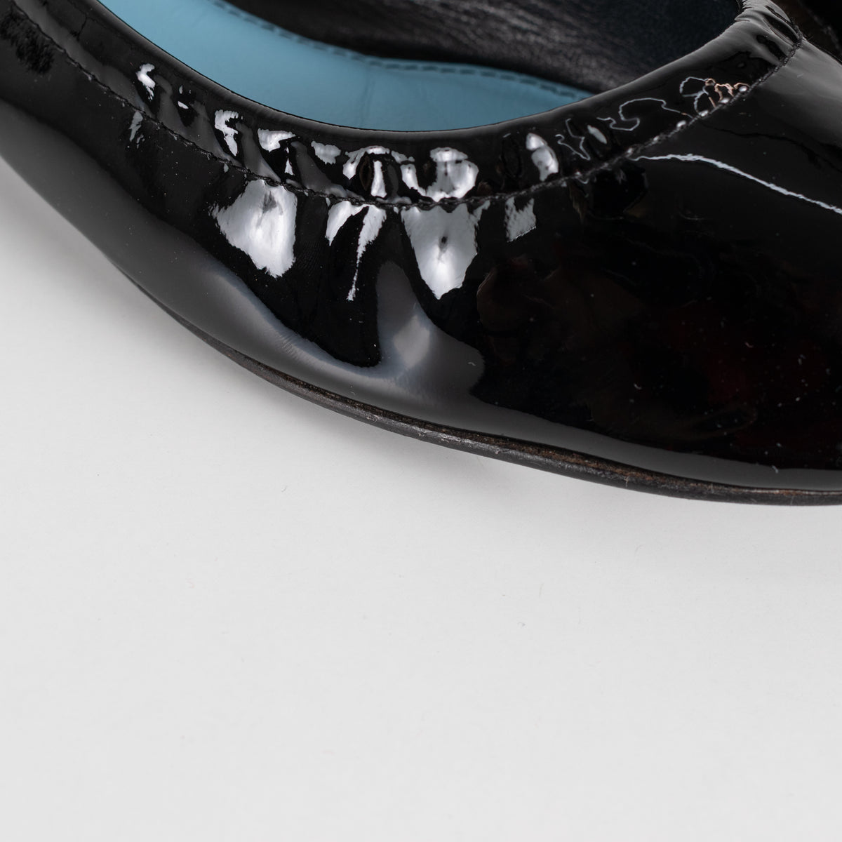 Lanvin Black Patent Ballerina Shoe