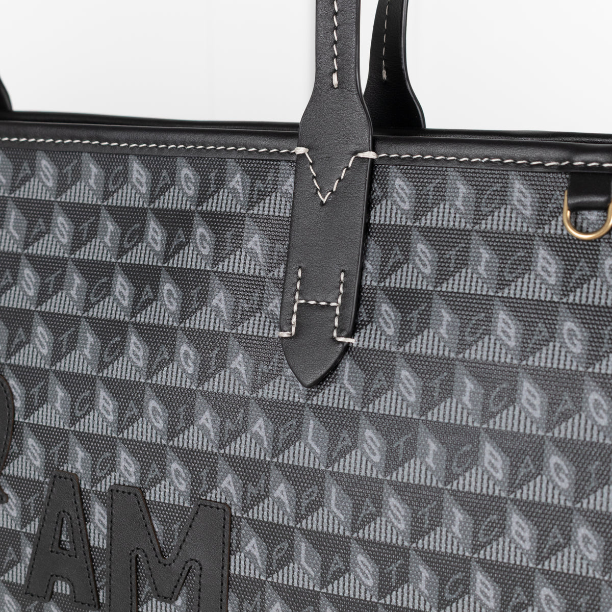 Anya Hindmarch Black Large I am a Plastic Bag Recycled Bag