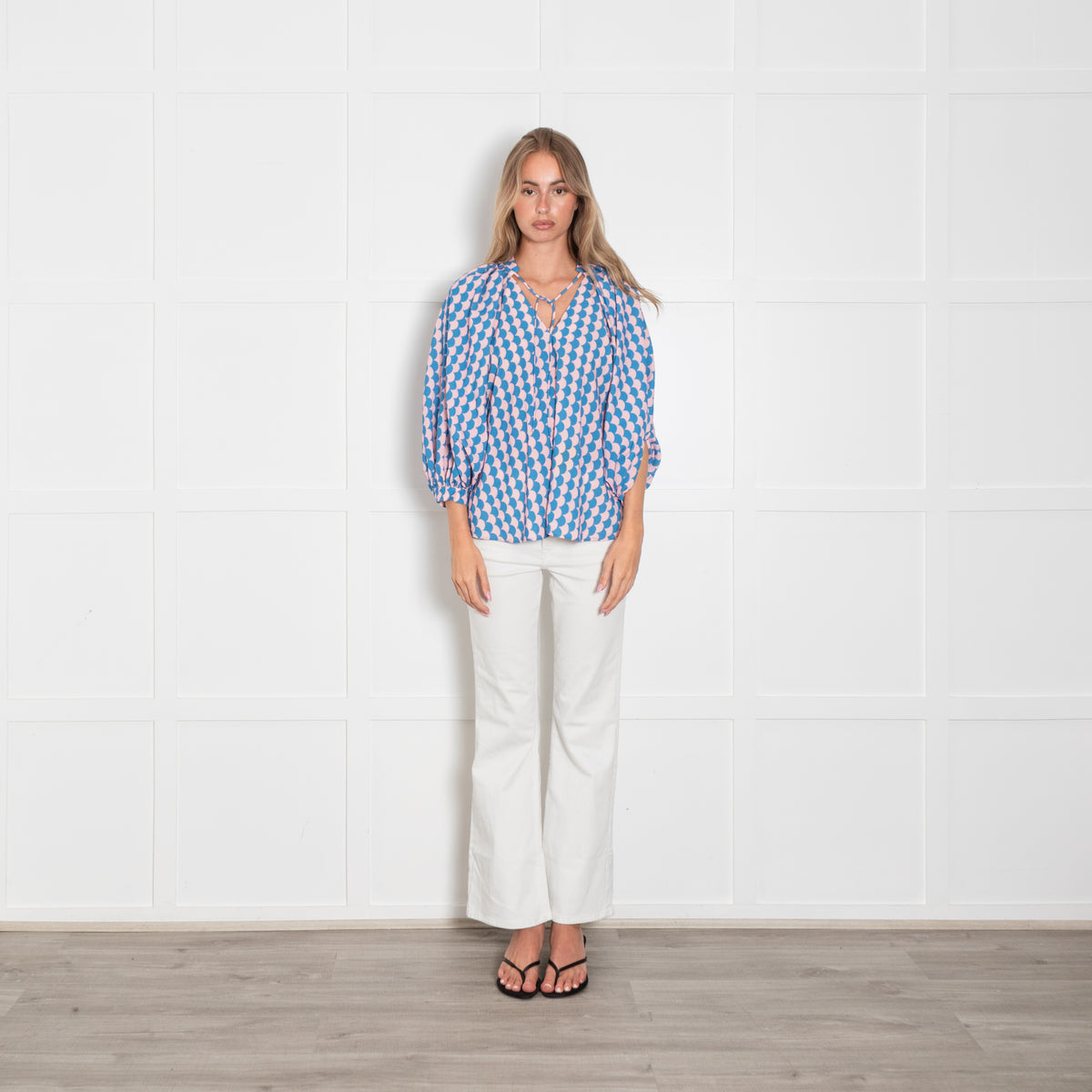 Rhode Blue And Pink Addie Blouse