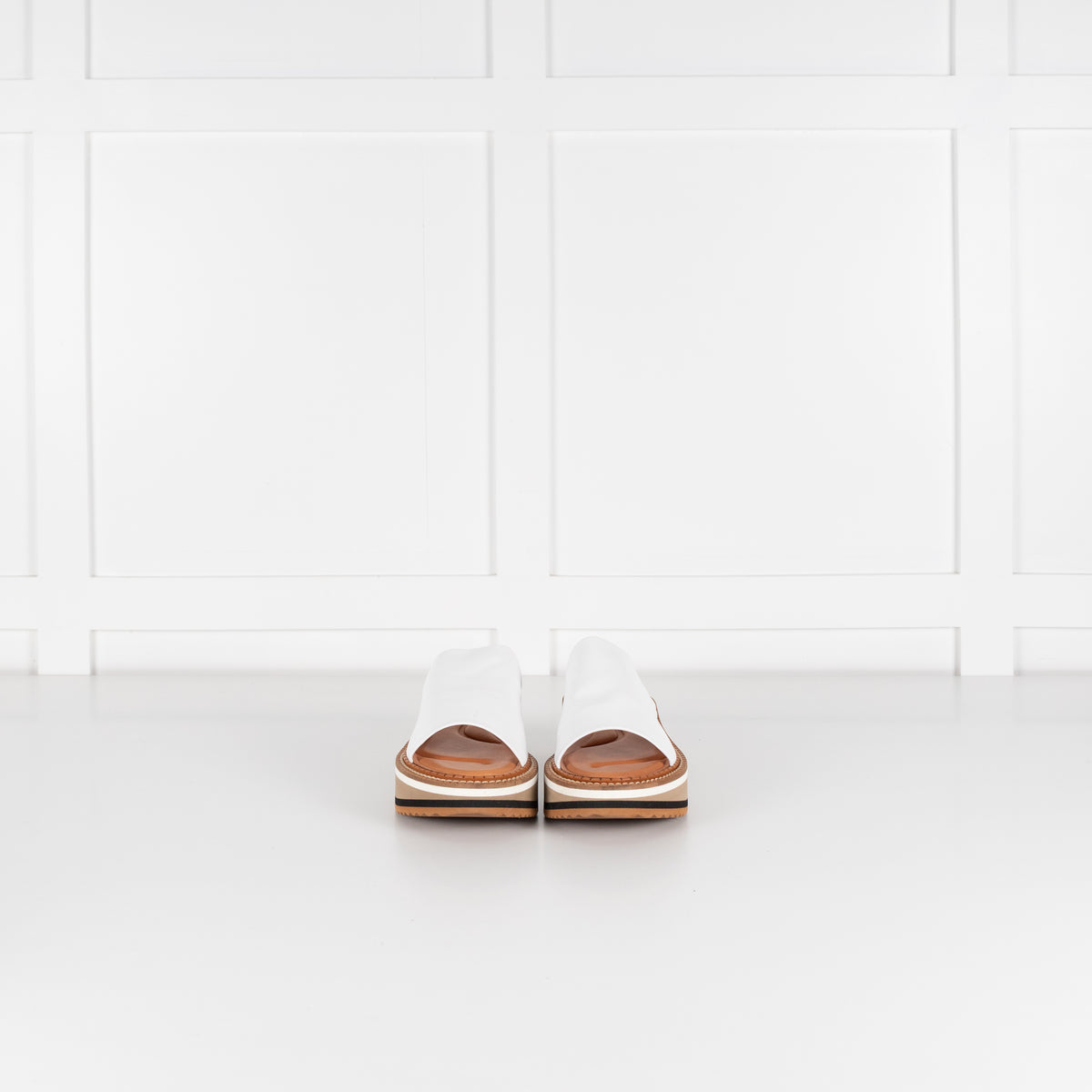 Clergerie White Platform Sandal
