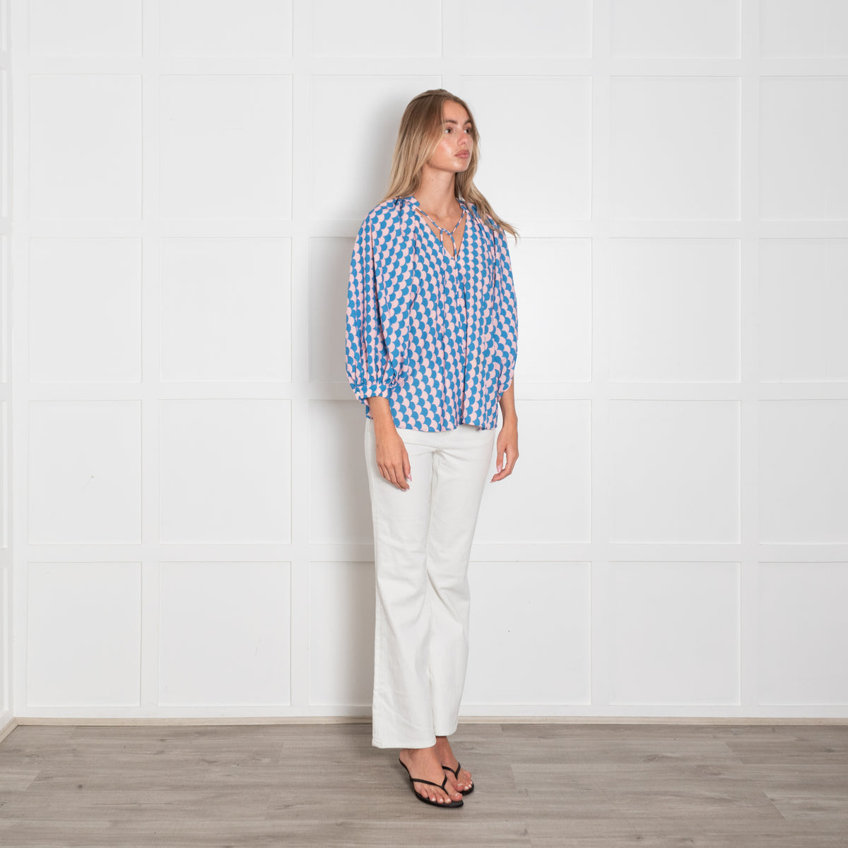 Rhode Blue And Pink Addie Blouse
