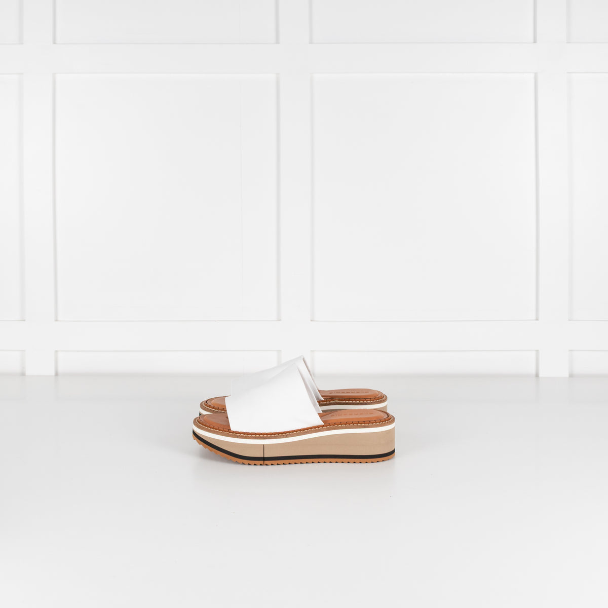 Clergerie White Platform Sandal