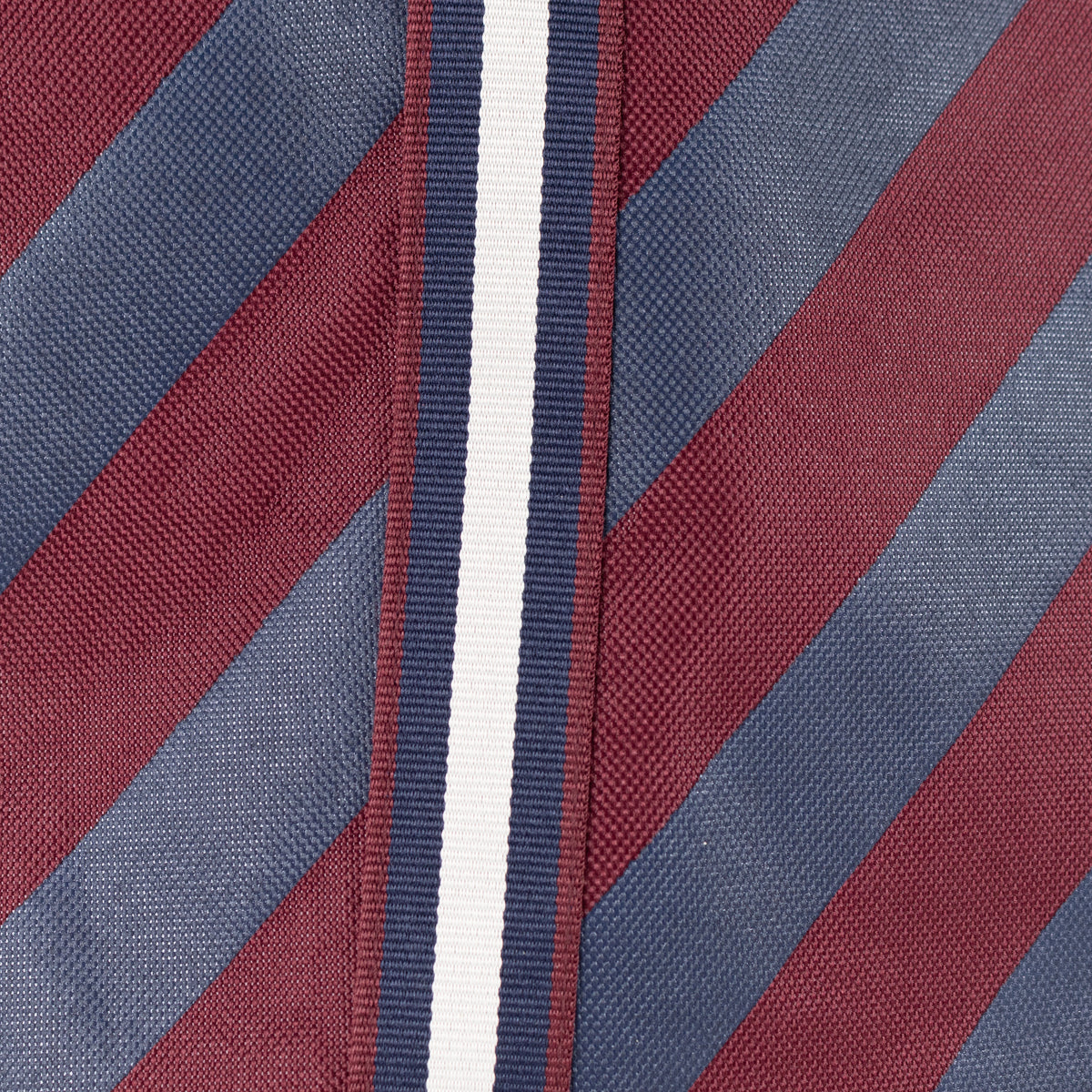 Anya Hindmarch Universal (Tuck Shop) Large Stripe Burgundy Blue Tote