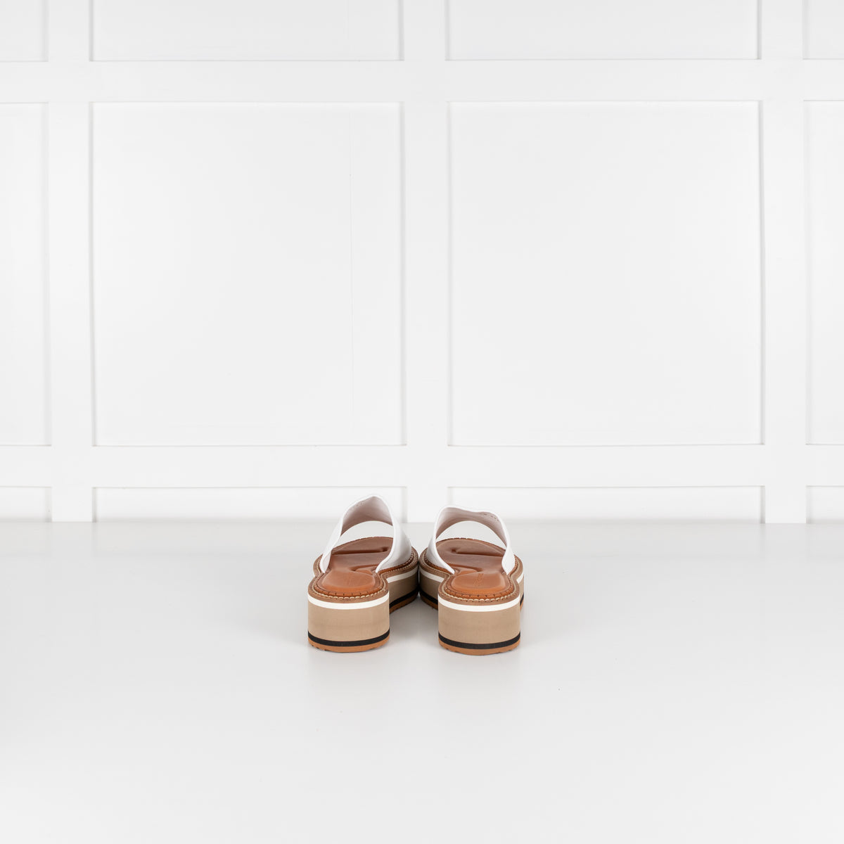 Clergerie White Platform Sandal