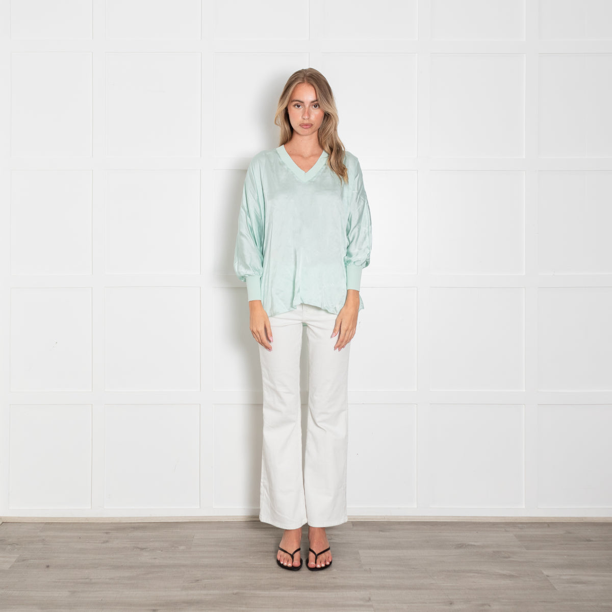 Herzen's Angelegenheit Turquoise Long Sleeve Top
