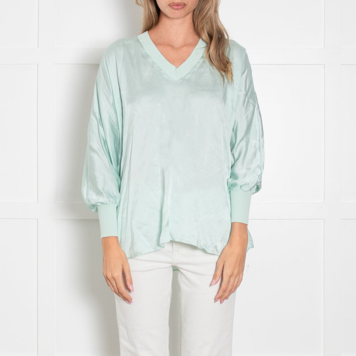 Herzen's Angelegenheit Turquoise Long Sleeve Top