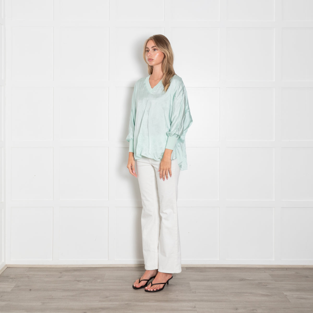 Herzen's Angelegenheit Turquoise Long Sleeve Top