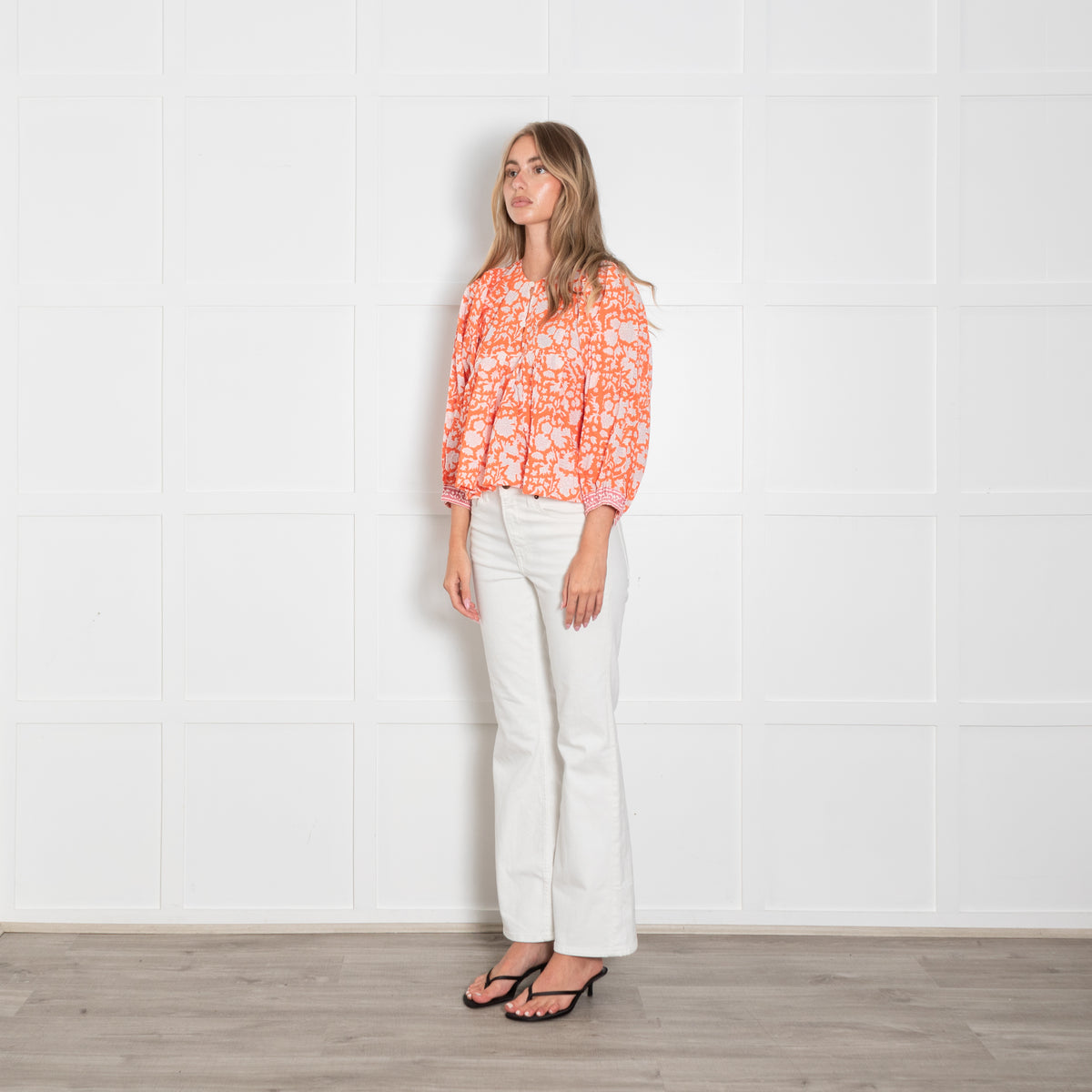 SZ Blockprints Orange Eva Top