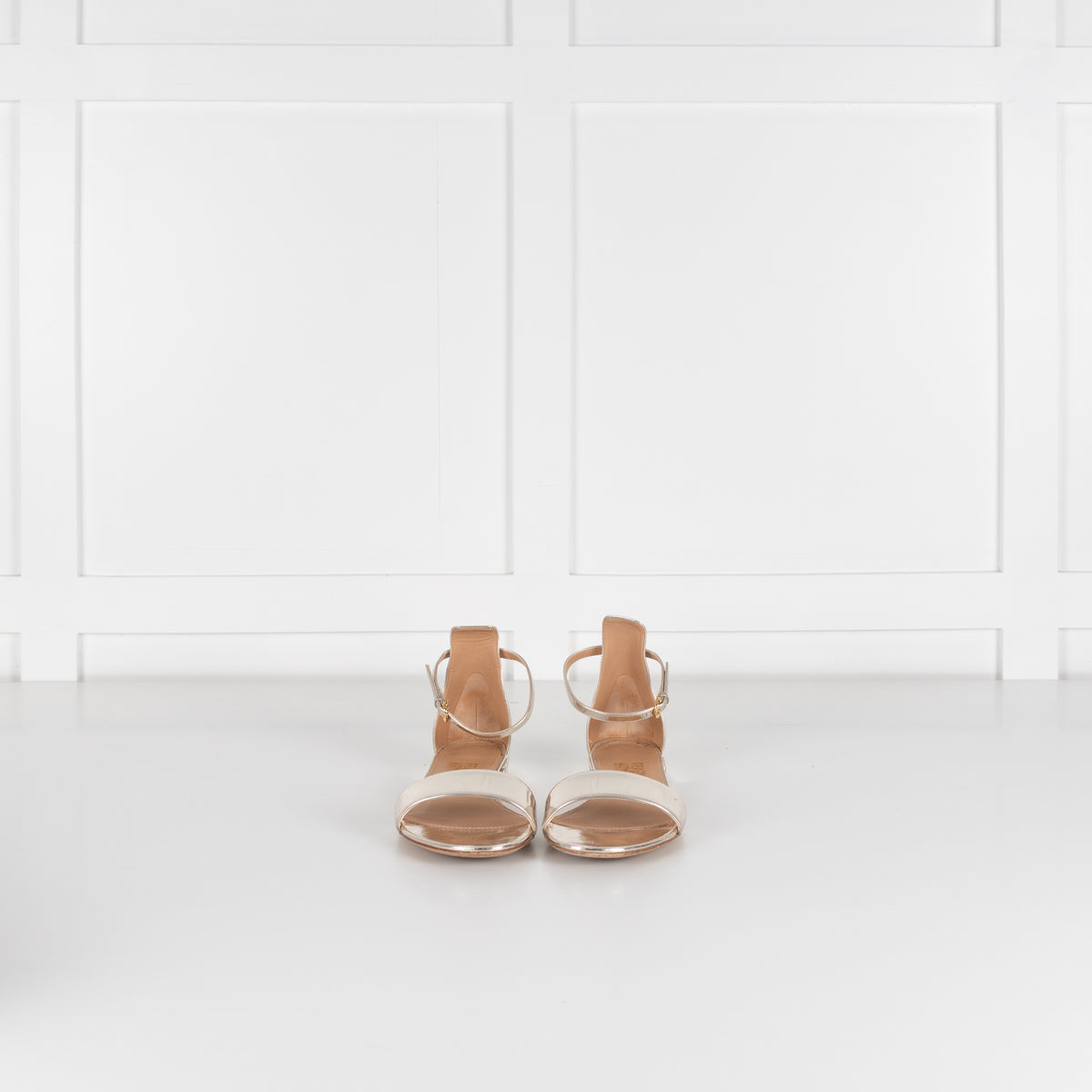 Salvatore Ferragamo Gold Flat Sandals